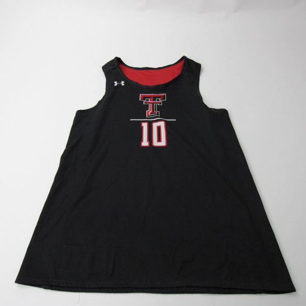 Texas Tech Red Raiders Under Armour Practice Jersey - Basketball Women's Used Black/Red-JRSY-008886
