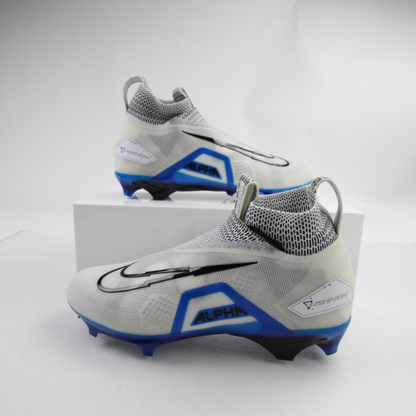 Nike Alpha Menace Football Cleat Men's White New without Box Multiple Sizes CLEA-013794