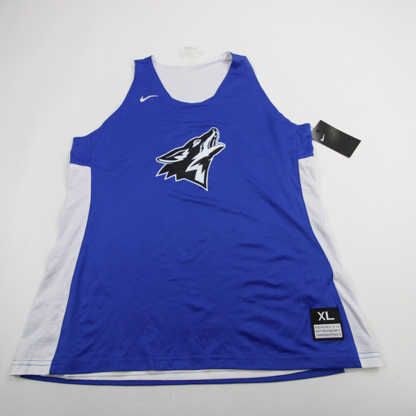 CSUSB Coyotes Nike Practice Jersey - Basketball Women's Blue/White New XL-JRSY-008920