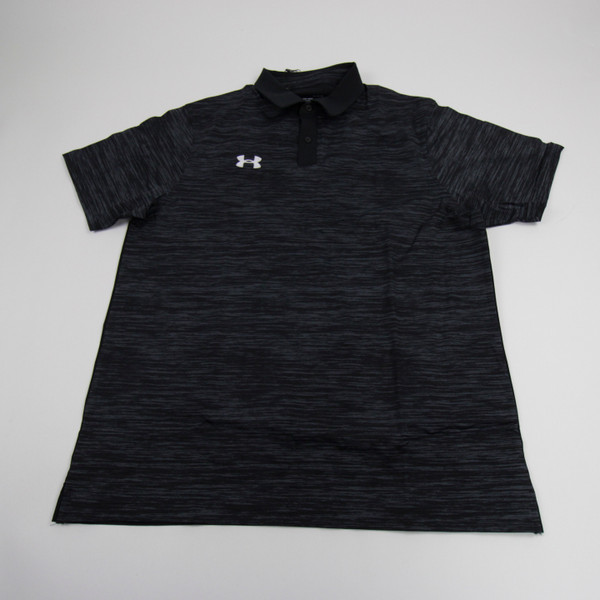 Under Armour HeatGear Polo Men's Black New with Tags L TOPS-150316