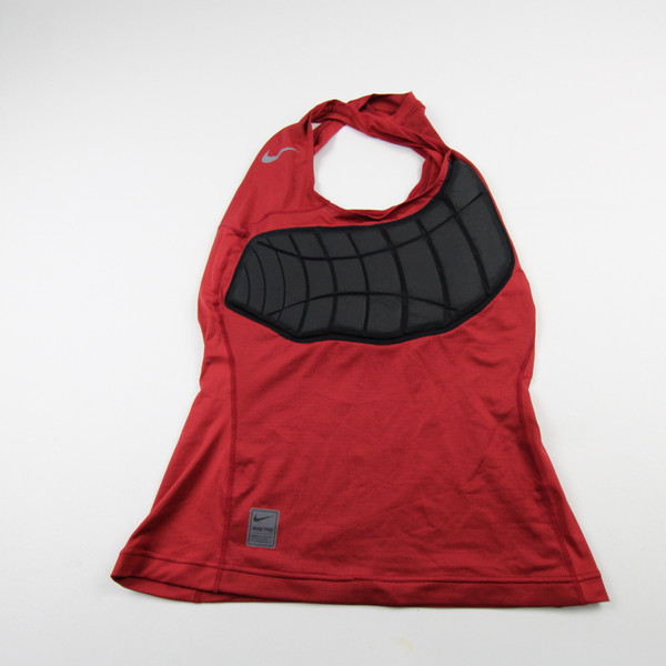 Nike Pro Hyperstrong Padded Compression Top Men's Red Used L-TOPS-149643