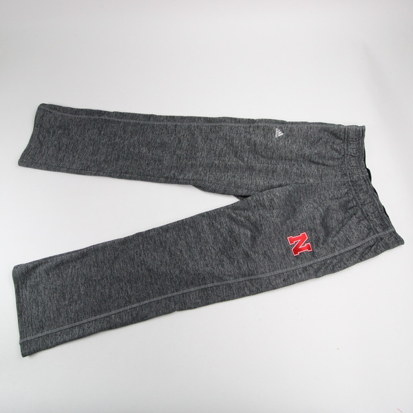 Nebraska Cornhuskers adidas Climawarm Athletic Pants Women's Gray/Heather New S-PNTS-031154