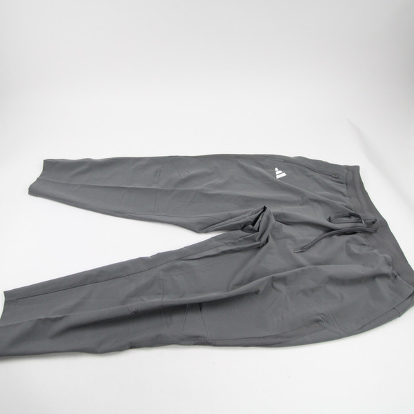 adidas Athletic Pants Men's Gray Used-PNTS-031186