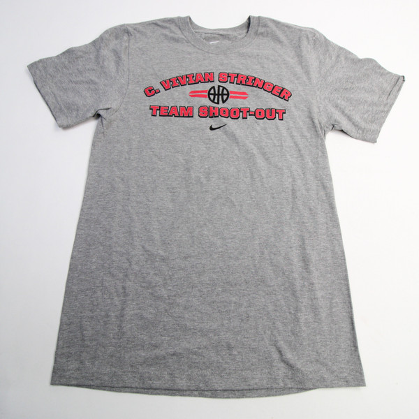 Rutgers Scarlet Knights Nike Short Sleeve Shirt Men's Gray Used M-TOPS-150472