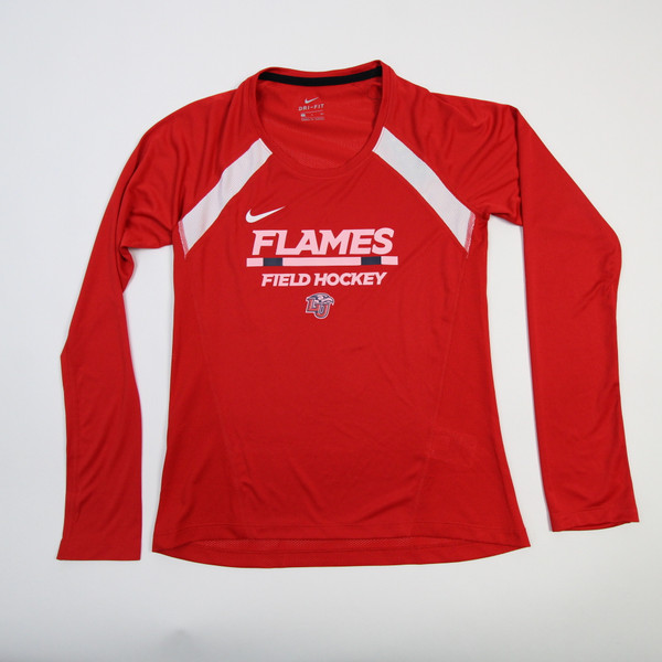 Liberty Flames Nike Dri-Fit Long Sleeve Shirt Women's Red Used S TOPS-150546