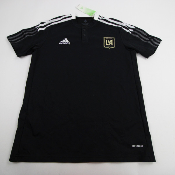 Los Angeles FC adidas Aeroready Polo Men's Black New with Tags S TOPS-150747