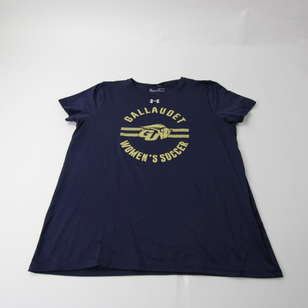 Gallaudat Bison Under Armour HeatGear Short Sleeve Shirt Women's Multiple Sizes TOPS-150771