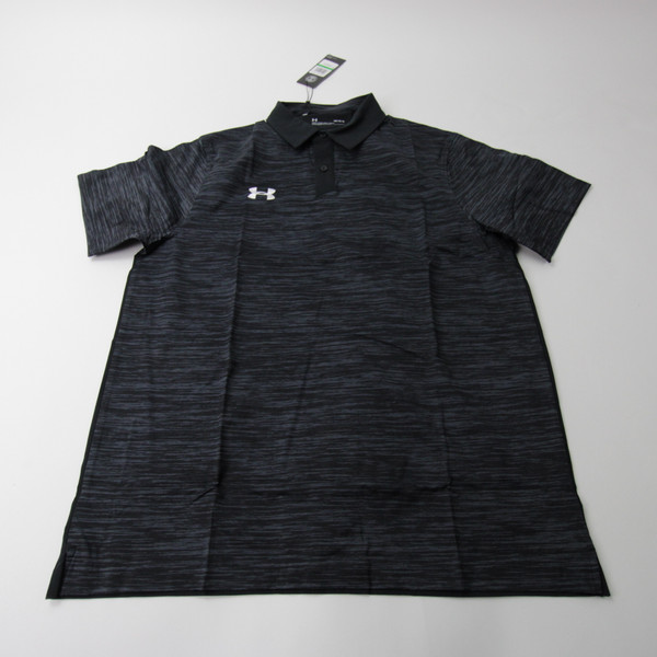 Under Armour HeatGear Polo Men's Black New with Tags L TOPS-150937