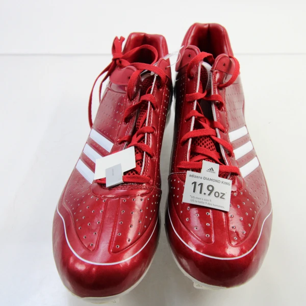 adidas adizero Baseball Cleat Men's Red New without Box Multiple Sizes CLEA-013981