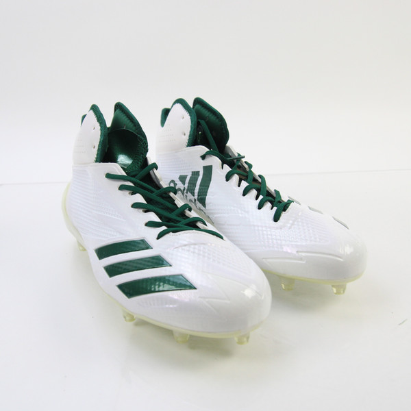 adidas adizero Football Cleat Men's White/Green Used-CLEA-014061