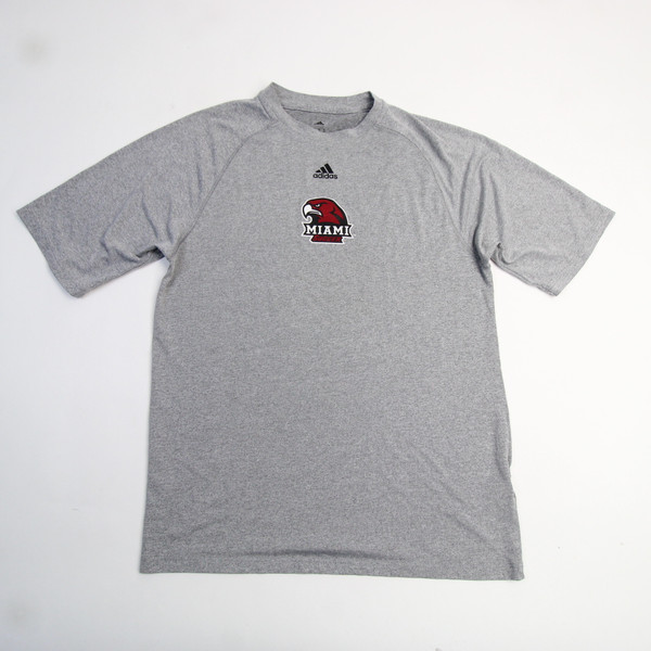 Miami RedHawks adidas Climalite Short Sleeve Shirt Men's New without Tags XS TOPS-151084
