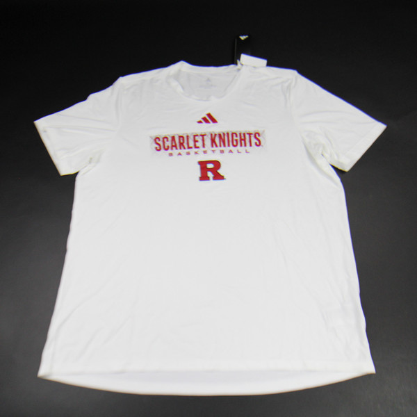 Rutgers Scarlet Knights adidas Aeroready Short Sleeve Shirt Multiple Sizes TOPS-150533