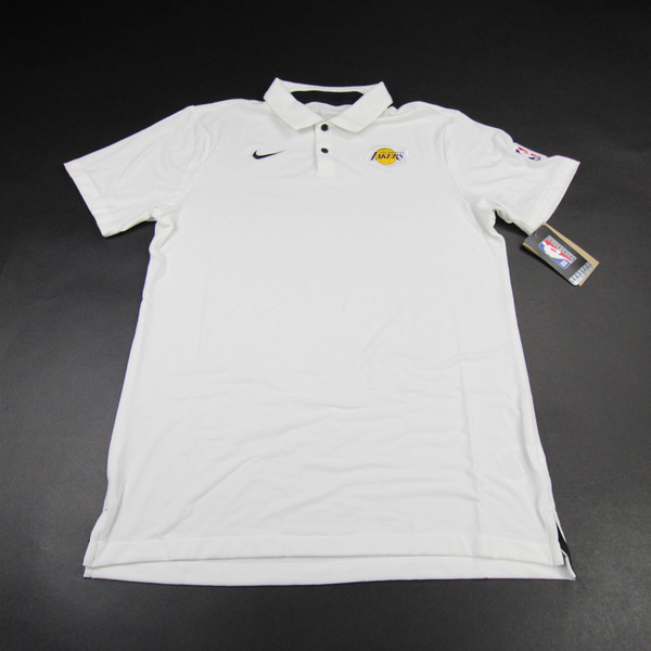 Los Angeles Lakers Nike NBA Authentics Dri-Fit Polo Men's New with Tags S TOPS-149720