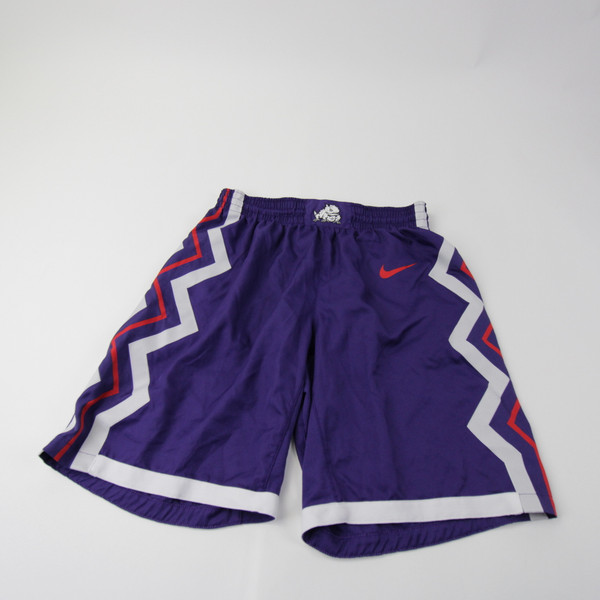 TCU Horned Frogs Nike Team Game Shorts Men's Purple/Gray Used-SHOR-032627