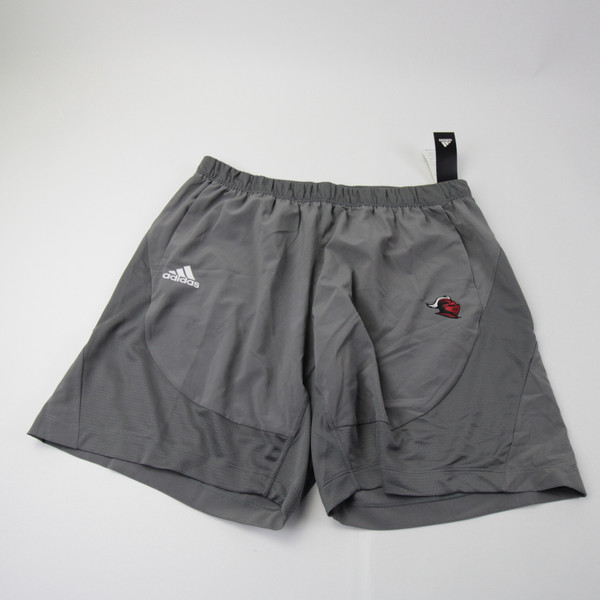 Rutgers Scarlet Knights adidas Aeroready Practice Shorts Men's Gray New 2XL-SHOR-032779