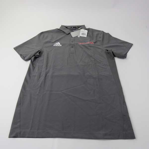 Rutgers Scarlet Knights adidas Polo Men's Gray New S-TOPS-150713