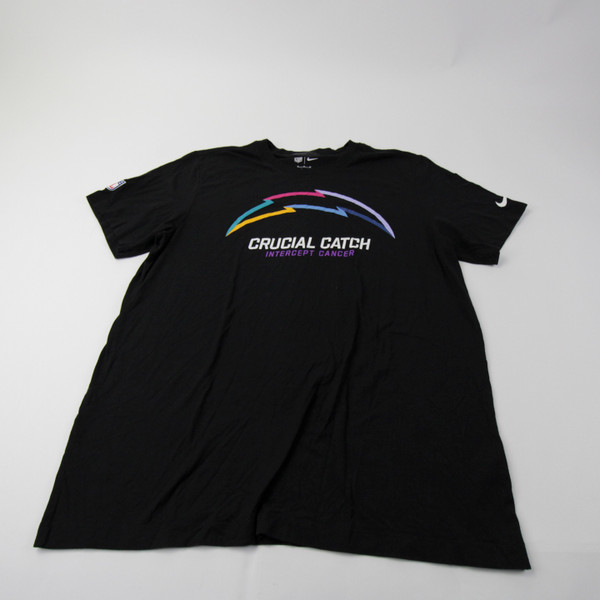 Los Angeles Chargers Nike NFL On Field Short Sleeve Shirt Men's Black Used XL-TOPS-151253