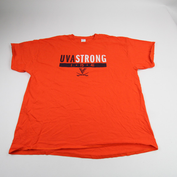Virginia Cavaliers Port & Company Short Sleeve Shirt Men's Orange Used 3XL-TOPS-151412