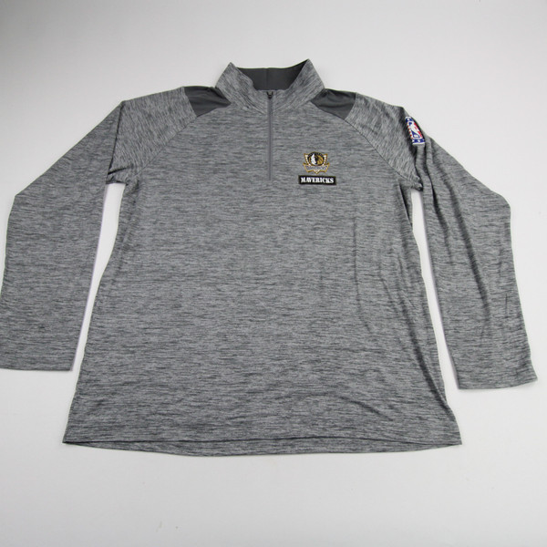 Dallas Mavericks Fanatics Pullover Men's Gray Used L TOPS-151397