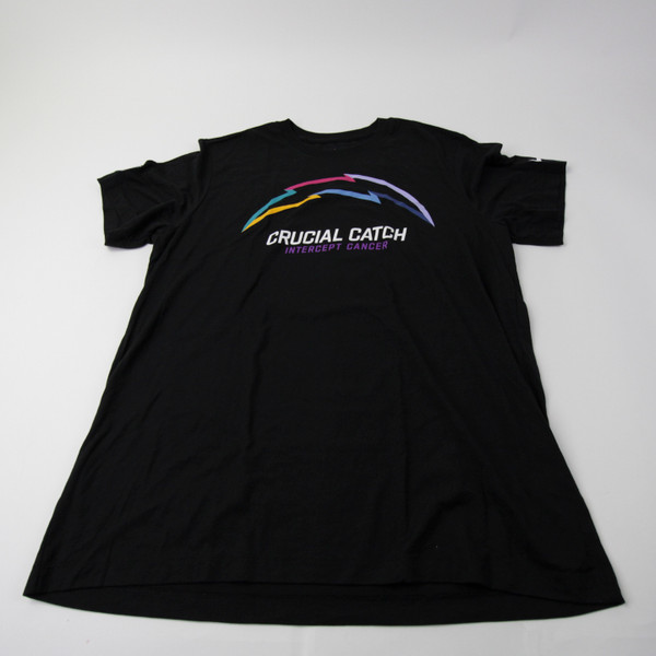 Los Angeles Chargers Nike NFL On Field Short Sleeve Shirt Men's Black Used XL-TOPS-151815