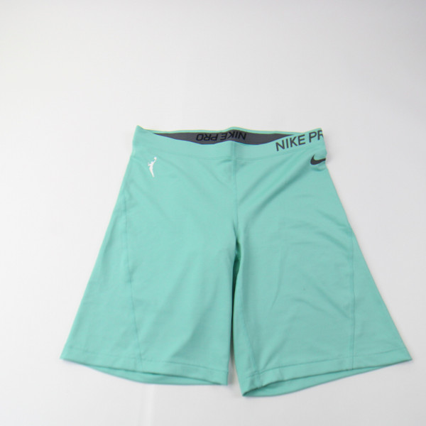 Nike WNBA Dri-Fit Compression Shorts Women's Mint Green Used XL-SHOR-033010