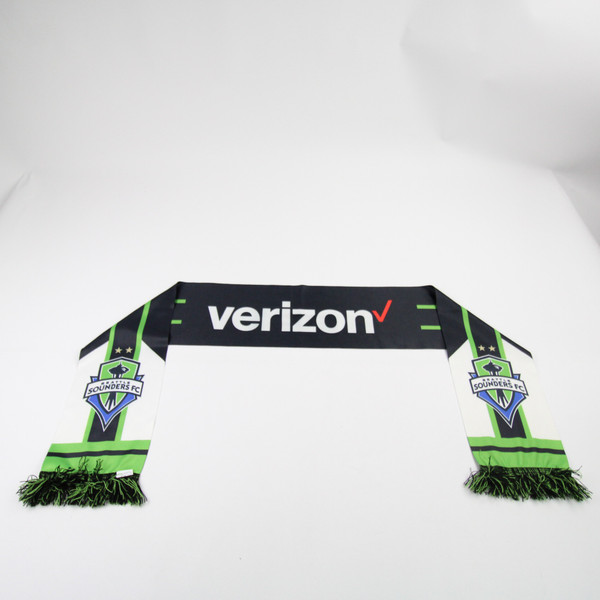 Seattle Sounders FC Unbranded Scarf Unisex Green/Black Used OSFA-ACCS-007033