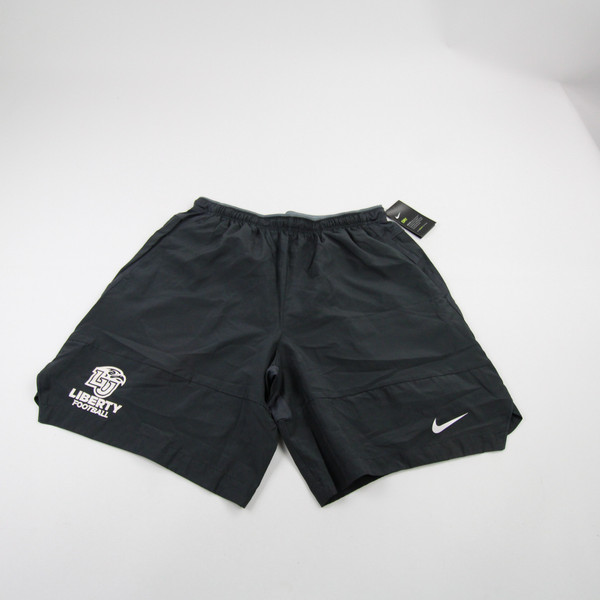 Liberty Flames Nike Dri-Fit Athletic Shorts Men's Dark Gray New XL-SHOR-033062