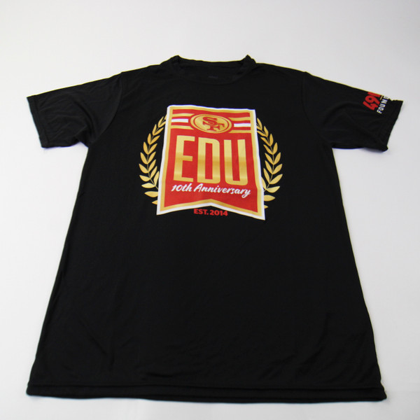 San Francisco 49ers Unbranded Short Sleeve Shirt Men's Black Used M TOPS-152148