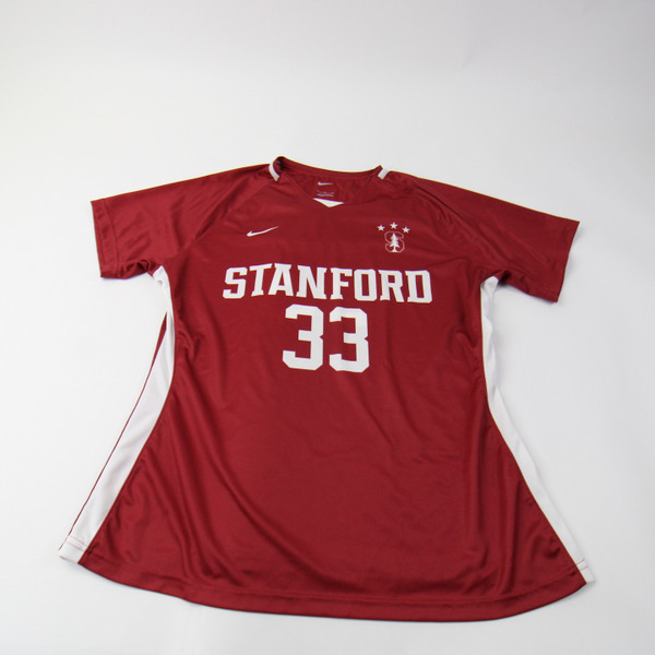 Stanford Cardinal Nike Practice Jersey - Soccer Women's Crimson/White Used XL-JRSY-009100