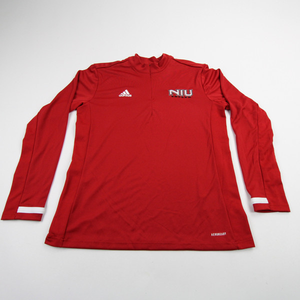NIU Huskies adidas Pullover Women's Red Used M TOPS-152710