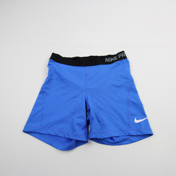 Nike Pro Dri-Fit Compression Shorts Women's Blue Used M SHOR-033218