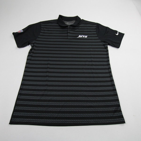 New York Jets Nike NFL On Field Dri-Fit Polo Men's Black New with Tags LT TOPS-152852