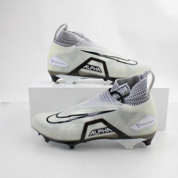 Nike Alpha Menace Football Cleat Men's White New without Box Multiple Sizes CLEA-014217