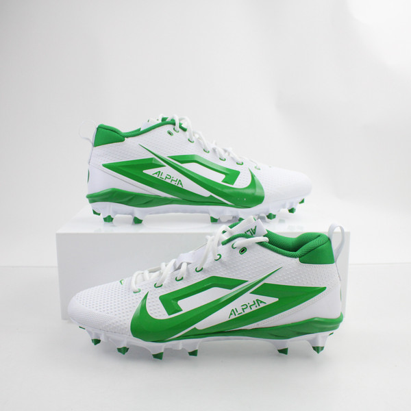 Oregon Ducks Nike Alpha Menace Football Cleat Men's White/Green New-CLEA-014247