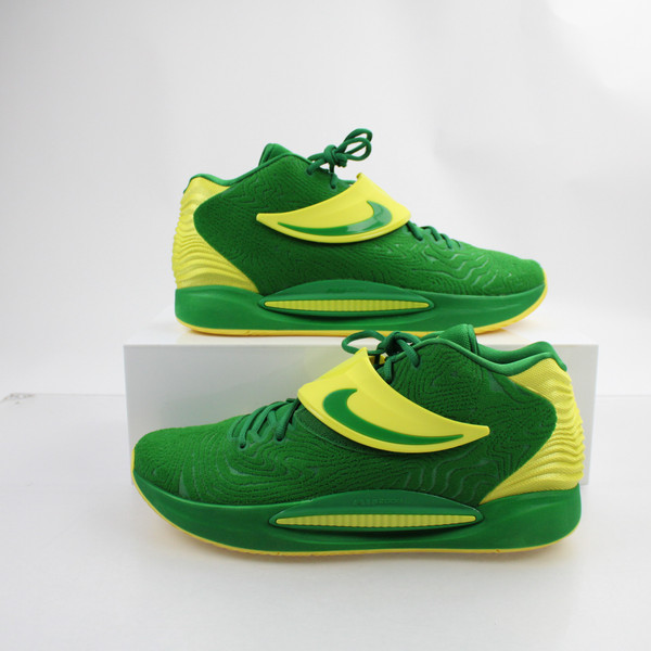 Oregon Ducks Nike KD Basketball Shoe Men's Green/Yellow New 16-SHOE-019330