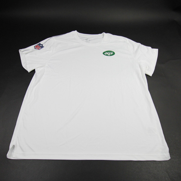 New York Jets Nike NFL On Field Dri-Fit Short Sleeve Shirt Men's White New 3XL-TOPS-152877