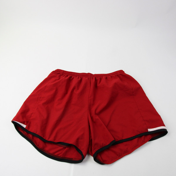 adidas Athletic Shorts Women's Red Used L-SHOR-033417