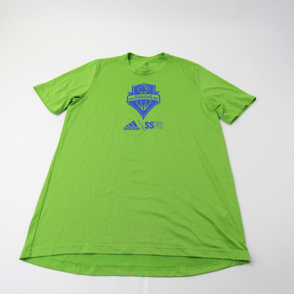 Seattle Sounders FC adidas Short Sleeve Shirt Men's Green Used M-TOPS-153565