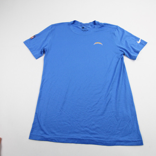 Los Angeles Chargers Nike NFL On Field Dri-Fit Short Sleeve Shirt Men's Used Blue S-TOPS-153887