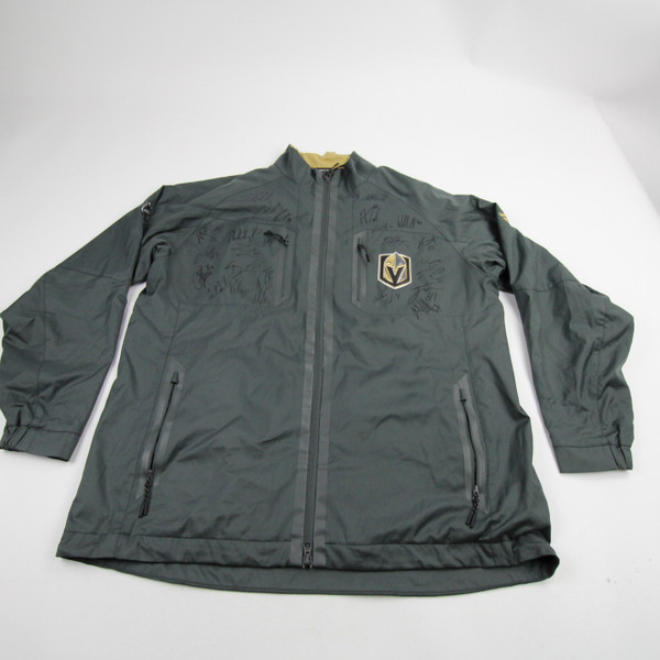 Vegas Golden Knights Fanatics NHL Pro Authentics Jacket Men's Gray Used XL TOPS-153865