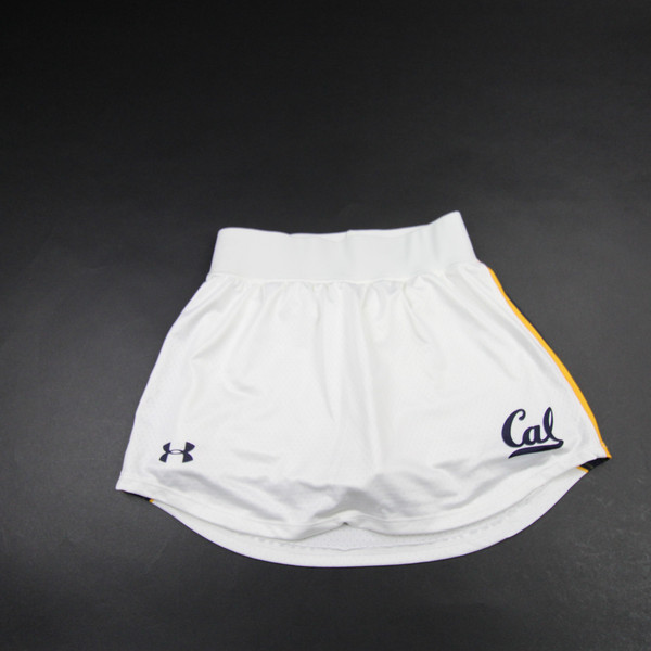 California Golden Bears Under Armour Skort Women's White Used Multiple Sizes SHOR-033479