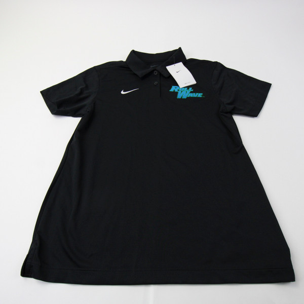 Tulane Green Wave Nike Polo Women's Black New with Tags S TOPS-154162