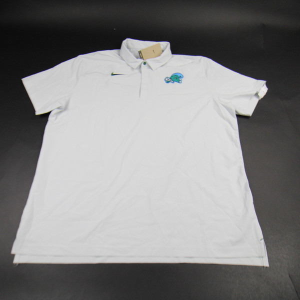 Tulane Green Wave Nike Polo Men's Gray New with Tags Multiple Sizes TOPS-154096
