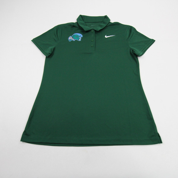 Tulane Green Wave Nike Polo Women's Dark Green New without Tags S TOPS-154474