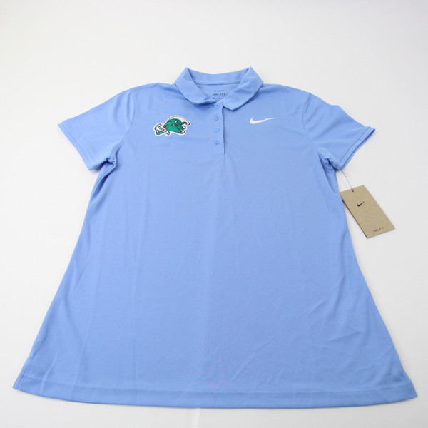 Tulane Green Wave Nike Dri-Fit Polo Women's Light Blue New with Tags M TOPS-154310
