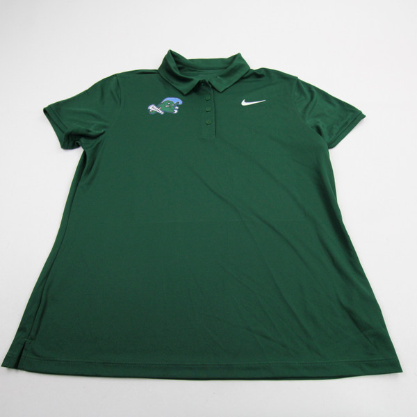Tulane Green Wave Nike Polo Women's Dark Green New without Tags L TOPS-154587