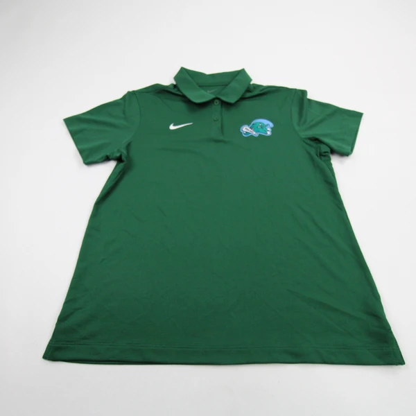 Tulane Green Wave Nike Polo Women's Dark Green New without Tags M TOPS-154589