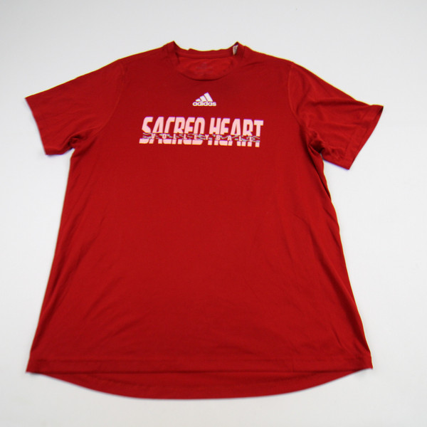 Sacred Heart Pioneers adidas Creator Short Sleeve Shirt Women's Red Used L TOPS-154692