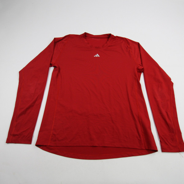 adidas Techfit Compression Top Men's Red Used XL-TOPS-155027