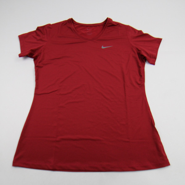 Nike Pro Short Sleeve Shirt Women's Crimson New with Tags XXL TOPS-155216